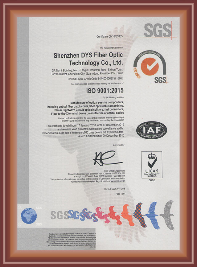 ISO9001-2015(SGS English Version)