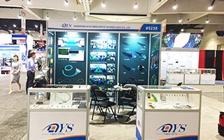 DYS exhibited in OFC 2018 during 13-15 March in San Diego